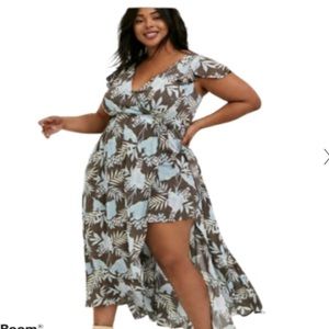 Torrid floral romper/maxi skirt